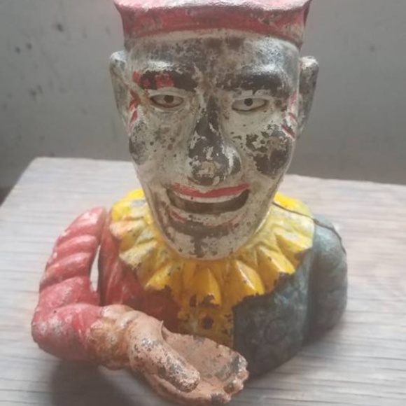 Vintage clown coin Bank